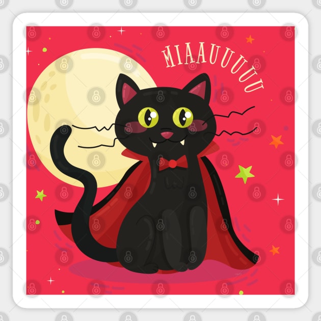 Catula Halloween Cat Novelty T Shirt Tee Gifts Shirt Sticker by creative